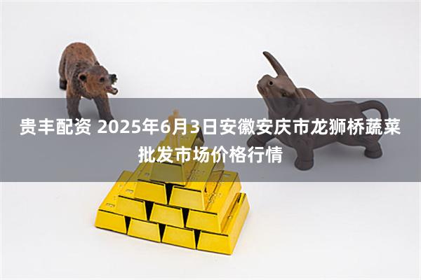 贵丰配资 2025年6月3日安徽安庆市龙狮桥蔬菜批发市场价格行情