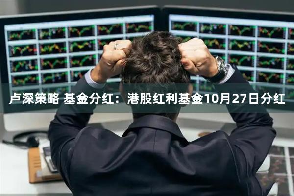 卢深策略 基金分红：港股红利基金10月27日分红